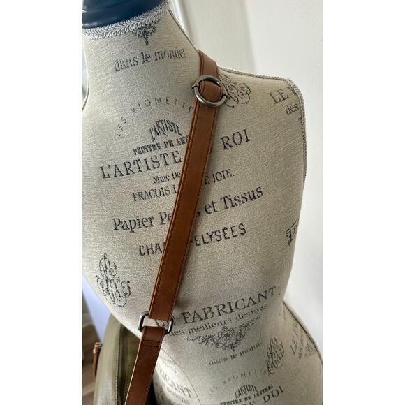 The Sak Women's Ashland Leather Crossbody Bag Purse Color is Loden NWT - Picture 5 of 10